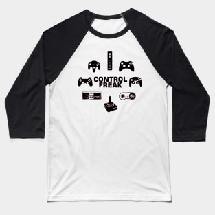 Gamer Control Freak Baseball T-Shirt